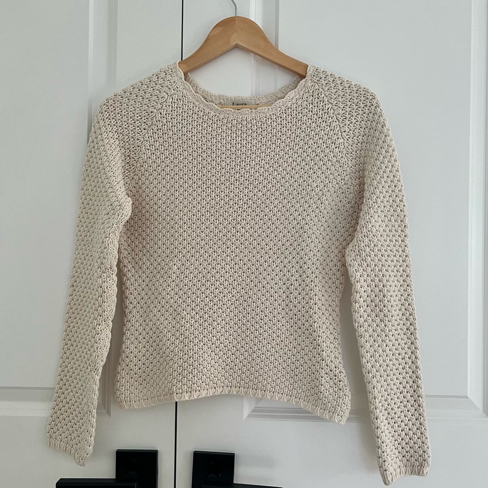 Laura Petites Vintage Cotton Knit Sweater